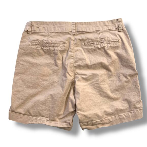 Old Navy Womens Everyday Short Chino Khaki Summer Shorts Tan Size 8 - Picture 5 of 7